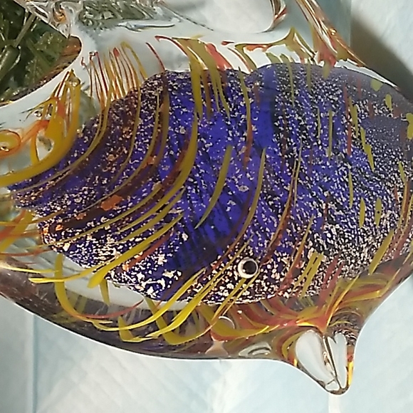 Spectacular VINTAGE Blown Glass Tropical Fish 🐠 - Picture 2 of 7